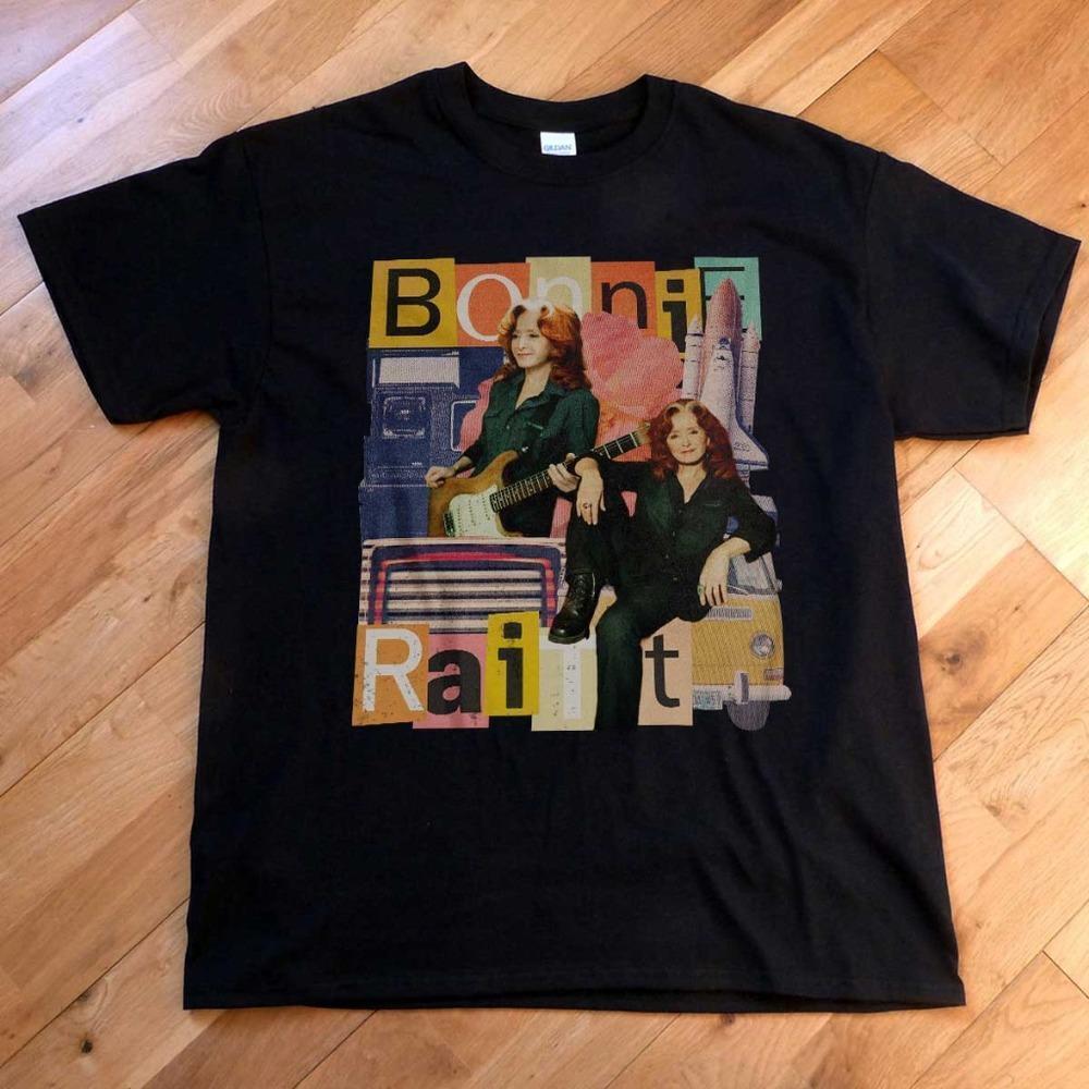 Bonnie Raitt Unisex Black Tshirt Style 90S Graphics Shirt